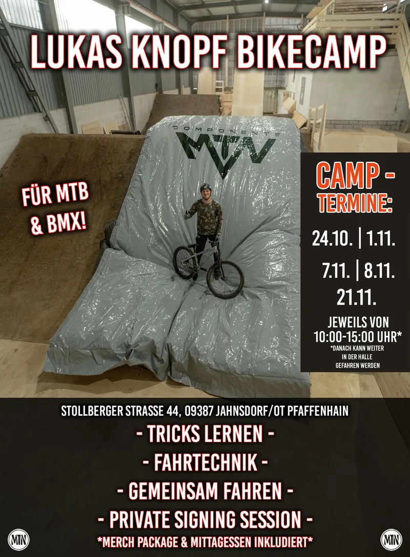 Bike Tages-Camp mit Lukas Knopf (Halle 2.0)