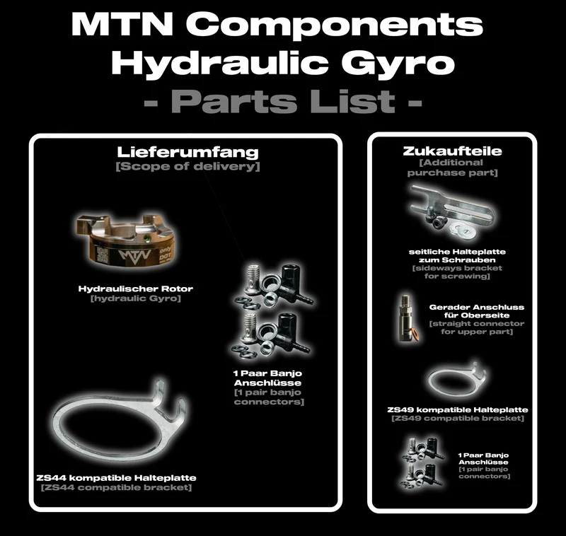 MTN Components Hydraulic Gyro 2.0 / Hydraulischer Rotor