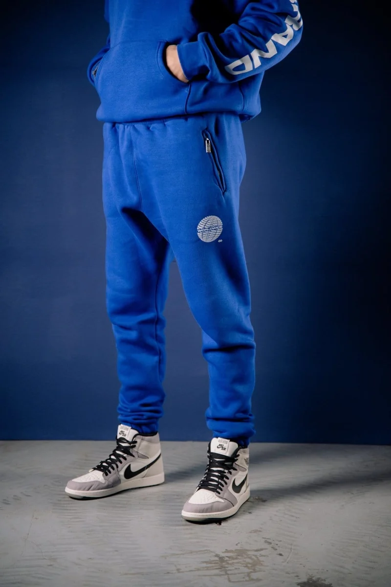 Royal Blue Worldwide Jogging Pants