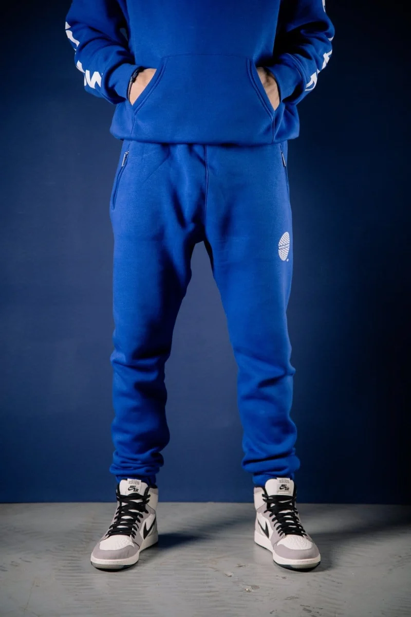 Royal Blue Worldwide Jogging Pants