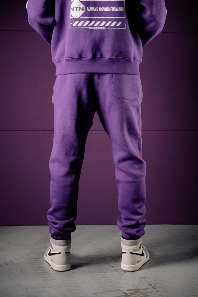 Purple Worldwide Jogging Pants