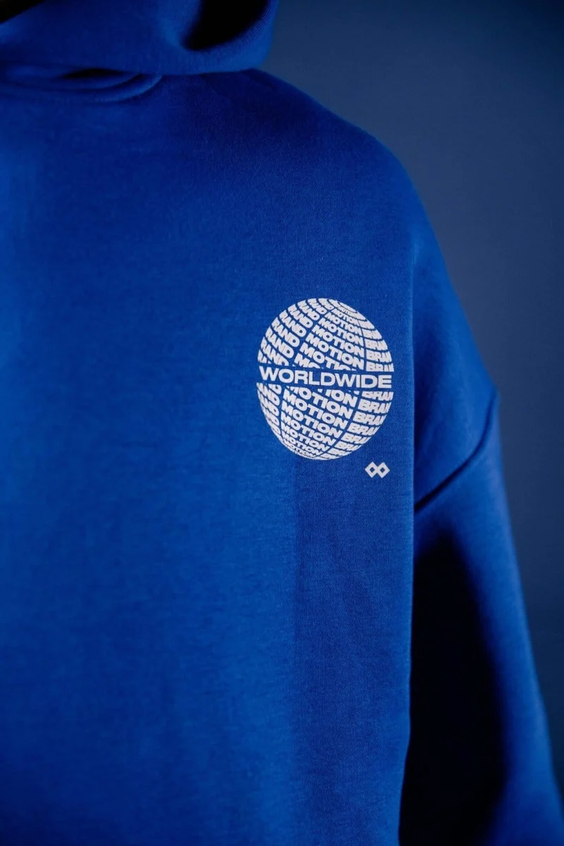 Royal Blue Worldwide Hoodie