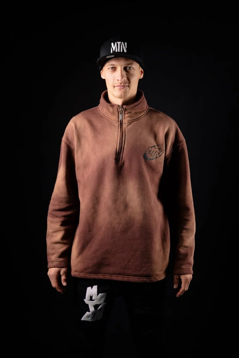 Asteroid Half Zip Sweater