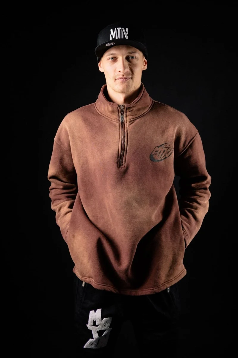 Asteroid Half Zip Sweater