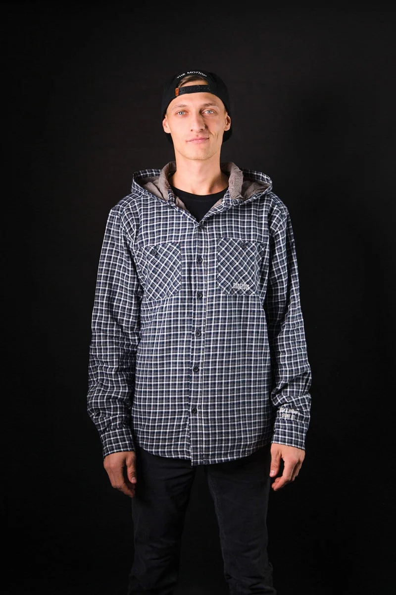 Black/White Hooded Flanell YinYang 2.0