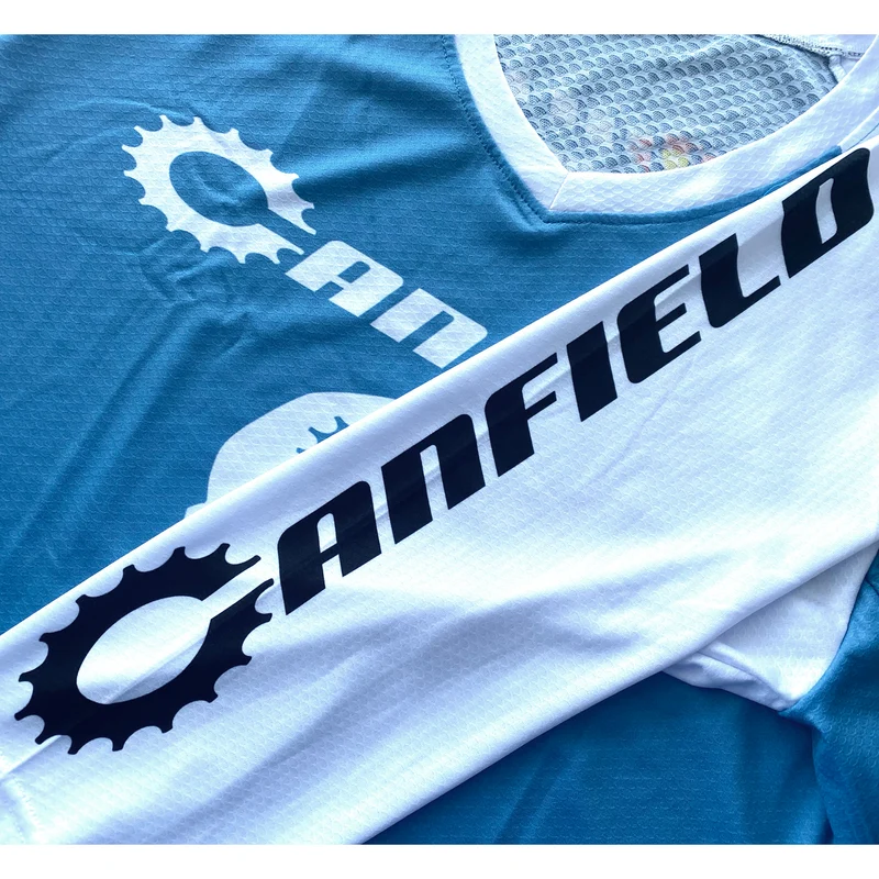 Canfield Heritage Freeride MTB Jersey 3/4 Sleeve - Blue