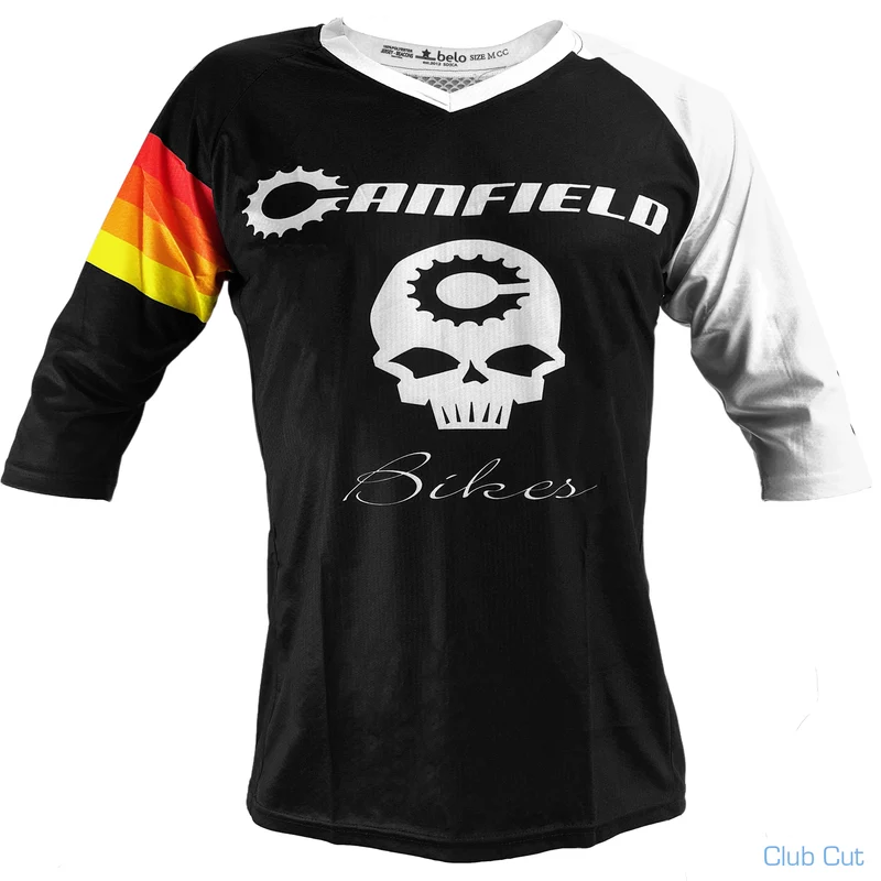 Canfield Heritage Freeride MTB Jersey 3/4 Sleeve - Black