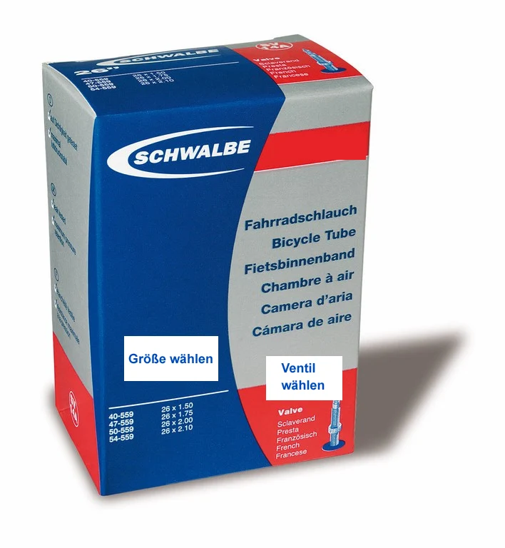 Schwalbe Schlauch 28 Zoll 40-62 mm